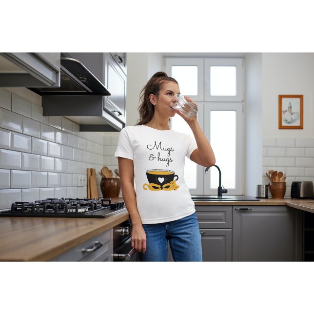 Mugs & Hugs Cat  Women's T-Shirt (Creator Uploaded)