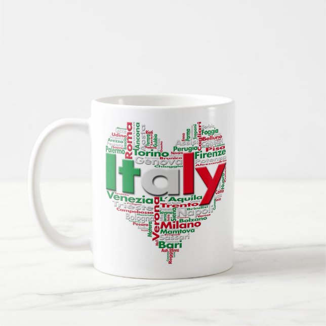 Mugs I Love Italy (Left)