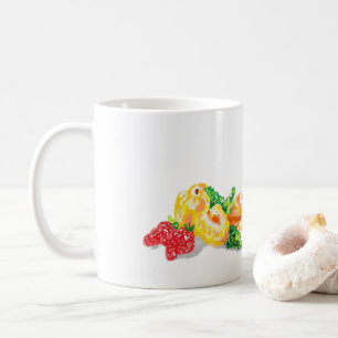 Mug's : Japanese Plums with Strawberries Coffee Mug