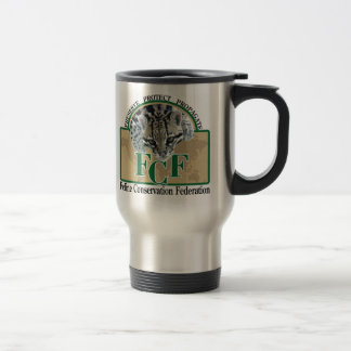 Mugs-logo on left travel mug