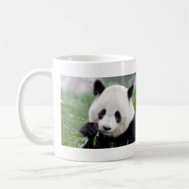 Mugs photo giant panda. Panda geant. (Left)