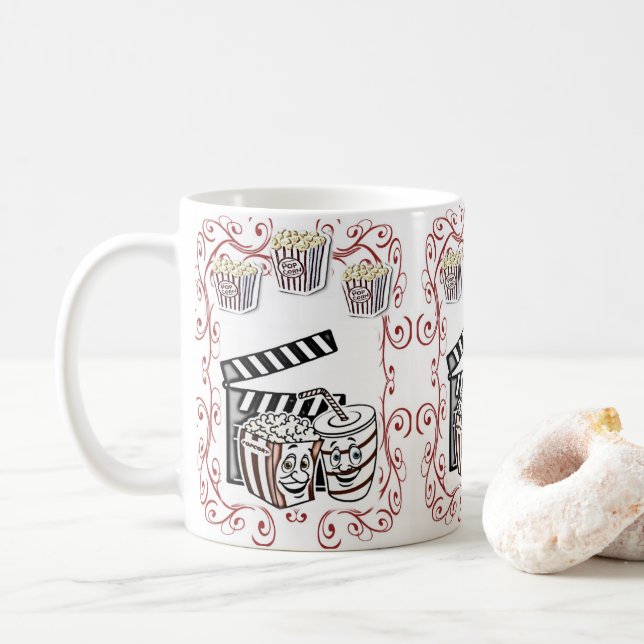 mugs popcorn (With Donut)