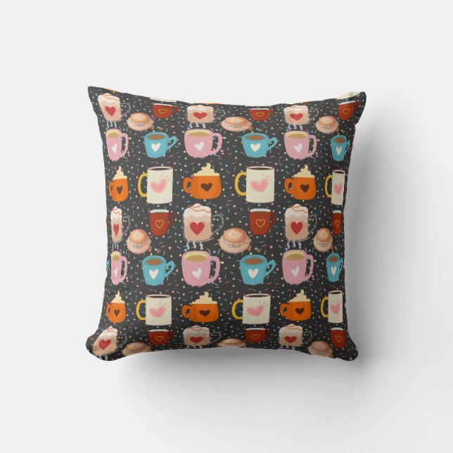 MUGS THROW PILLOW (Front)