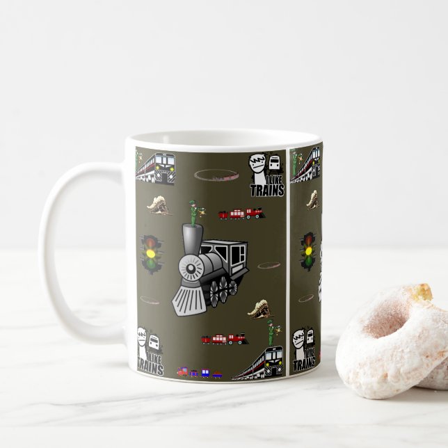 mugs trains (With Donut)