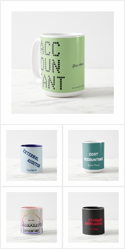 Mugs With Your Name (For Various Accountants)