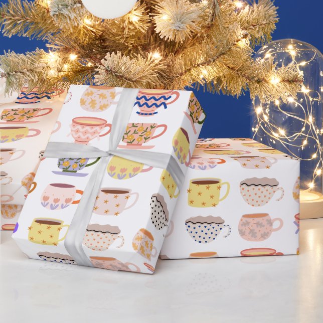 Mugs Wrapping Paper (Holidays)