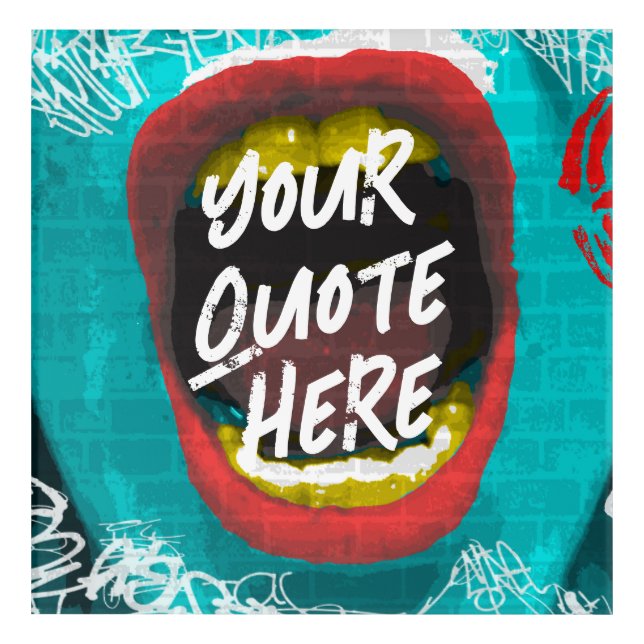 Mugshot Acrylic Print (Front)