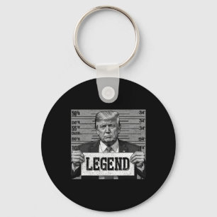 Mugshot Funny Trump 2024  Keychain