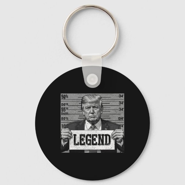 Mugshot Funny Trump 2024  Keychain (Front)