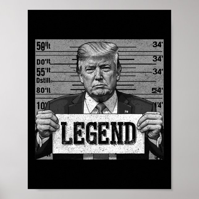 Mugshot Funny Trump 2024  Poster (Front)
