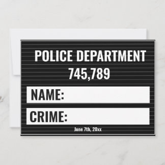 Mugshot signboard generator template