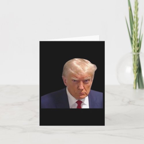 Mugshot Trump 1st Picture Donald Prison Mug Shot C Card