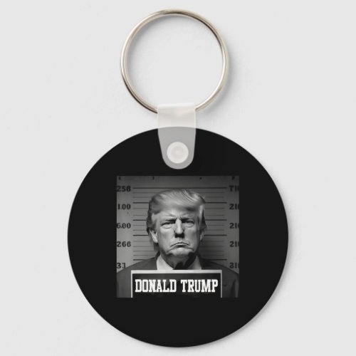 Mugshot Trump Mug Shot  Keychain