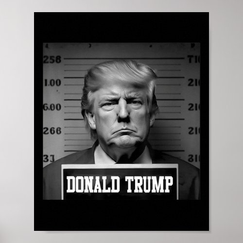 Mugshot Trump Mug Shot  Poster