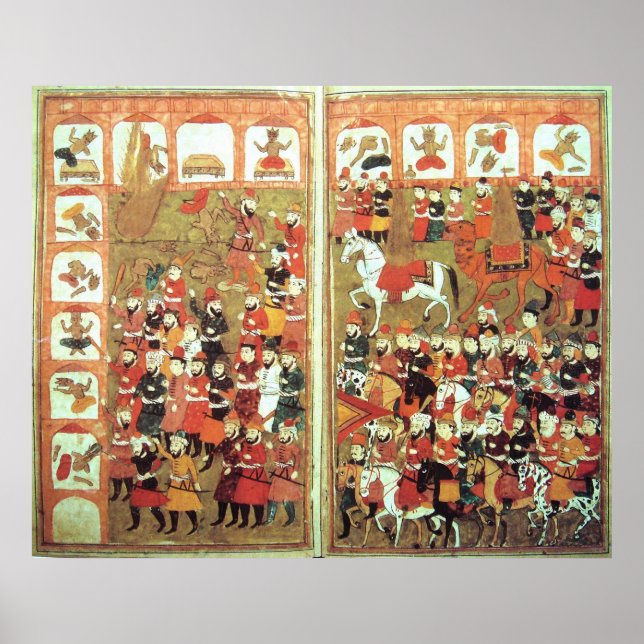 Muhammad Destroying Icons in the Kaaba Poster (Front)