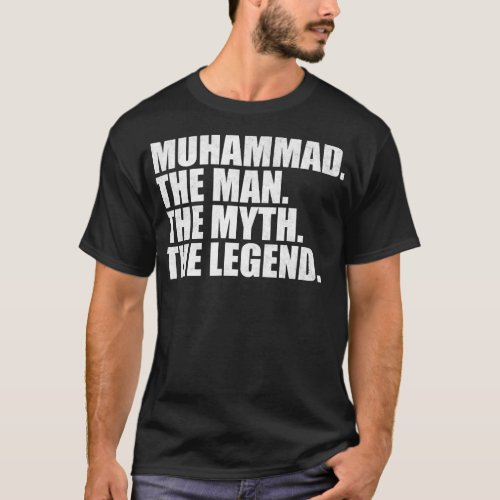 MuhammadMuhammad Name Muhammad given name T_Shirt