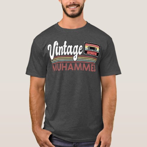 Muhammed first name I pride vintage I Muhammed T_Shirt