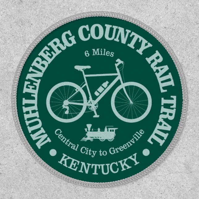 Muhlenberg County Rail Trail (cycling) Patch (Front)