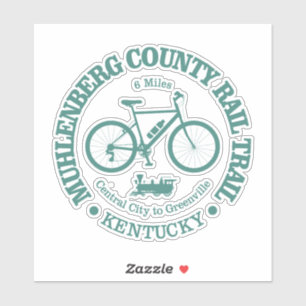 Muhlenberg County Rail Trail (cycling) Sticker