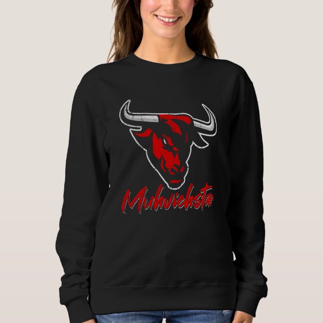 Muhviestar  for farmers farmers with cows sweatshirt (Front)