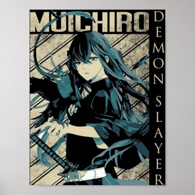 MUICHIRO DEMON SLAYER POSTER (Front)
