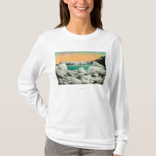 Muir Glacier and Icebergs in Alaska #1State T-Shirt