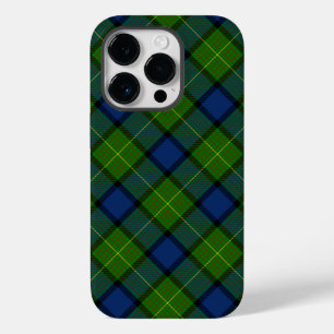 Muir Moore tartan green blue plaid Case-Mate iPhone 14 Pro Case