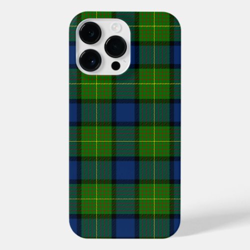 Muir Moore tartan green blue plaid iPhone 14 Pro Max Case