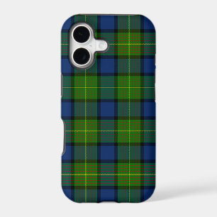 Muir Moore tartan green blue plaid iPhone 17 Case