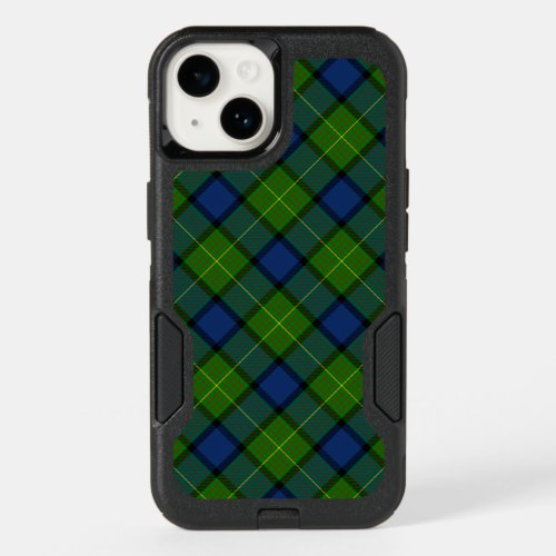 Muir Moore tartan green blue plaid OtterBox iPhone 14 Case