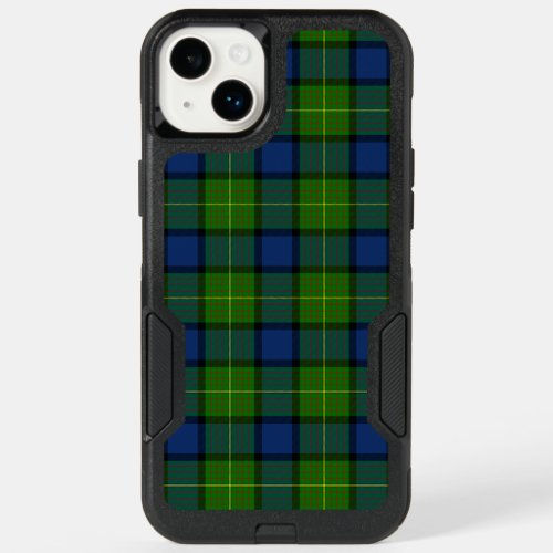 Muir Moore tartan green blue plaid OtterBox iPhone 14 Plus Case