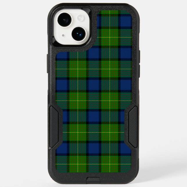 Muir Moore tartan green blue plaid Otterbox iPhone Case (Back)