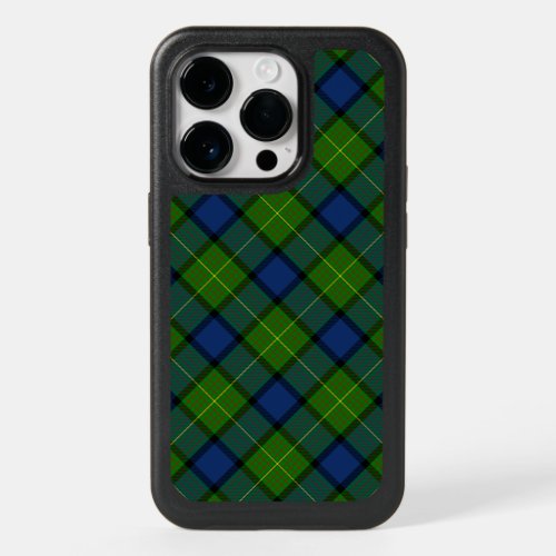 Muir Moore tartan green blue plaid OtterBox iPhone 14 Pro Case