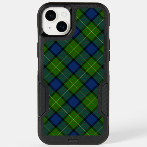 Muir Moore tartan green blue plaid OtterBox iPhone 14 Plus Case