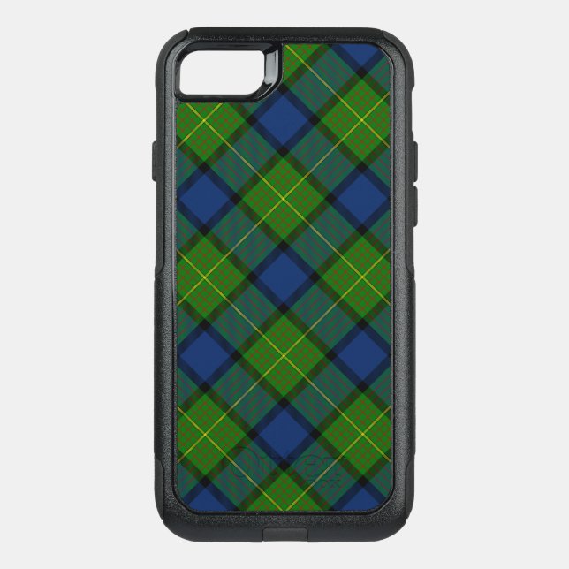 Muir Moore tartan green blue plaid Otterbox iPhone Case (Back)