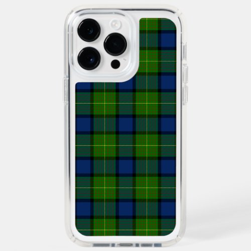 Muir Moore tartan green blue plaid Speck iPhone 14 Pro Max Case