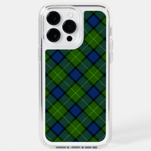 Muir Moore tartan green blue plaid Speck iPhone 14 Pro Max Case