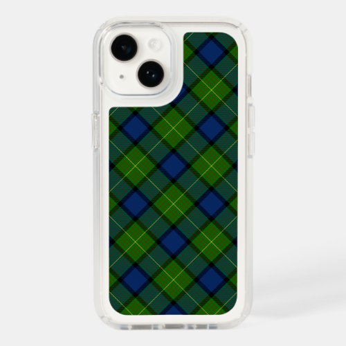 Muir Moore tartan green blue plaid Speck iPhone 14 Case