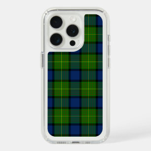 Muir Moore tartan green blue plaid iPhone 15 Pro Case