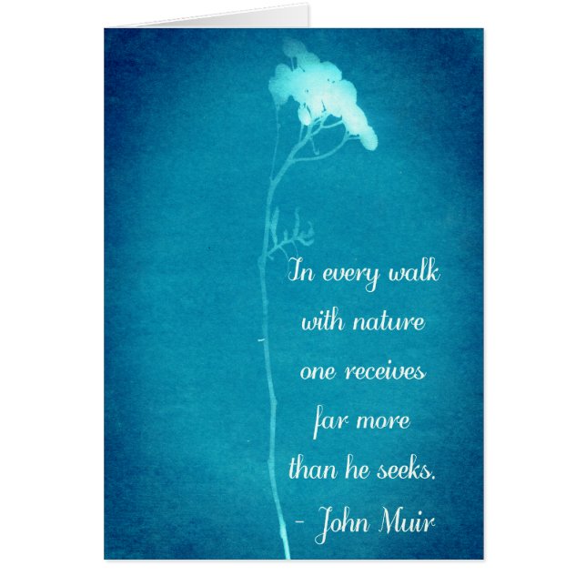 Muir Nature Walk  Quote (Front)