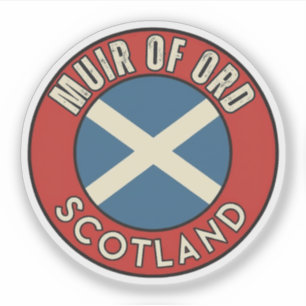Muir of Ord, Scotland Sticker