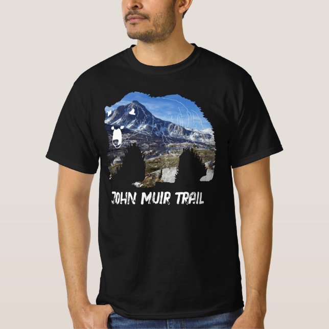 Muir Pass - John Muir Trail Customizable T-shirt (Front)