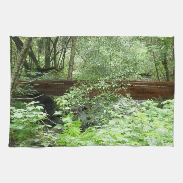 Muir Woods Bridge I Kitchen Towel (Horizontal)