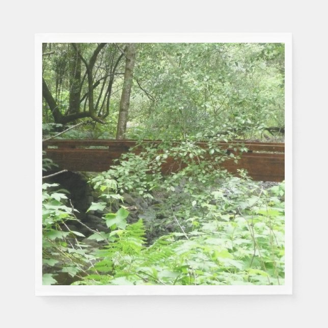 Muir Woods Bridge I Paper Napkins (Front)