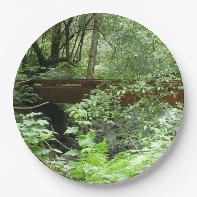 Muir Woods Bridge I Paper Plates (Front)