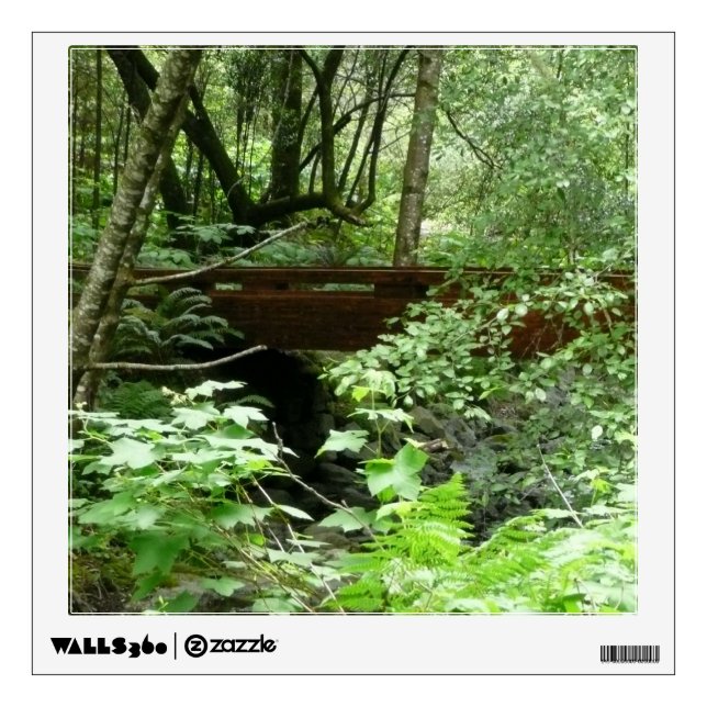 Muir Woods Bridge I Wall Sticker (Front)