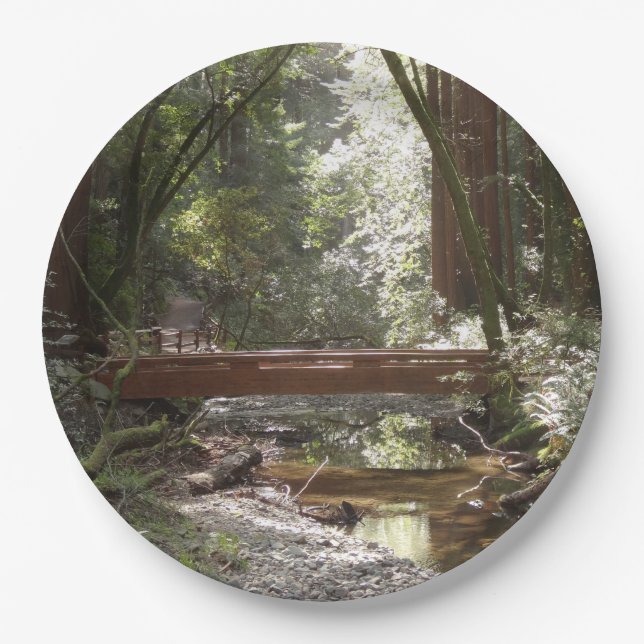 Muir Woods Bridge II Paper Plates (Front)