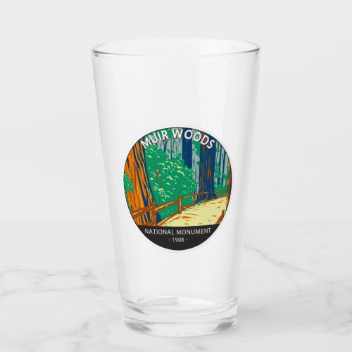 Muir Woods National Monument California Vintage Glass
