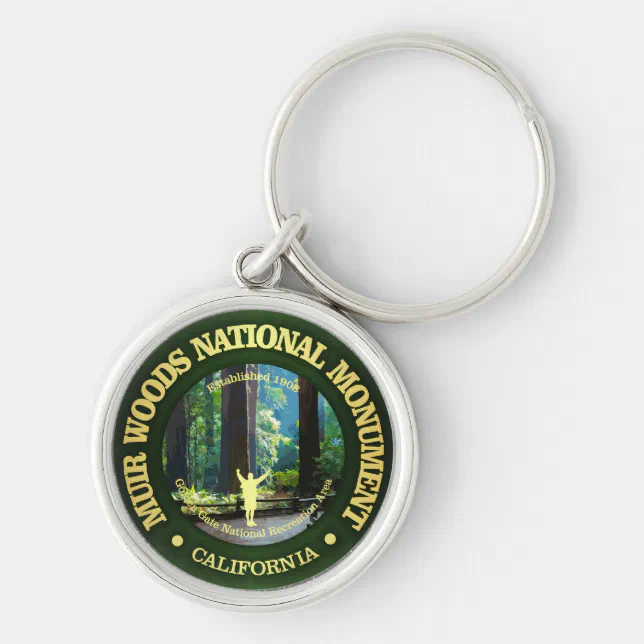 Muir Woods National Monument Keychain | Zazzle