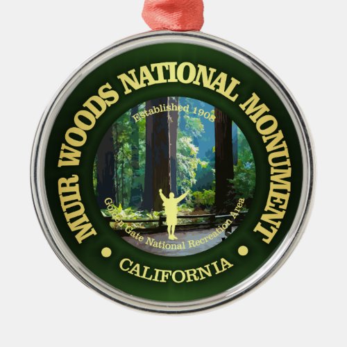 Muir Woods National Monument Metal Ornament